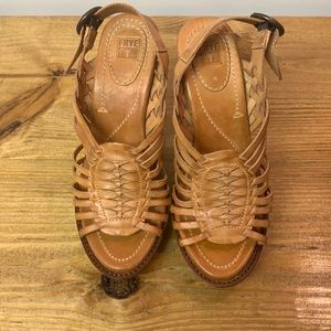 FRYE leather heels